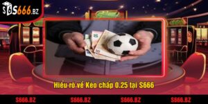 Kèo Chấp 0.25 - Hướng Dẫn Cược Và Chiến Thuật Tại S666 2 Hiểu rõ về Kèo chấp 0.25 tại S666